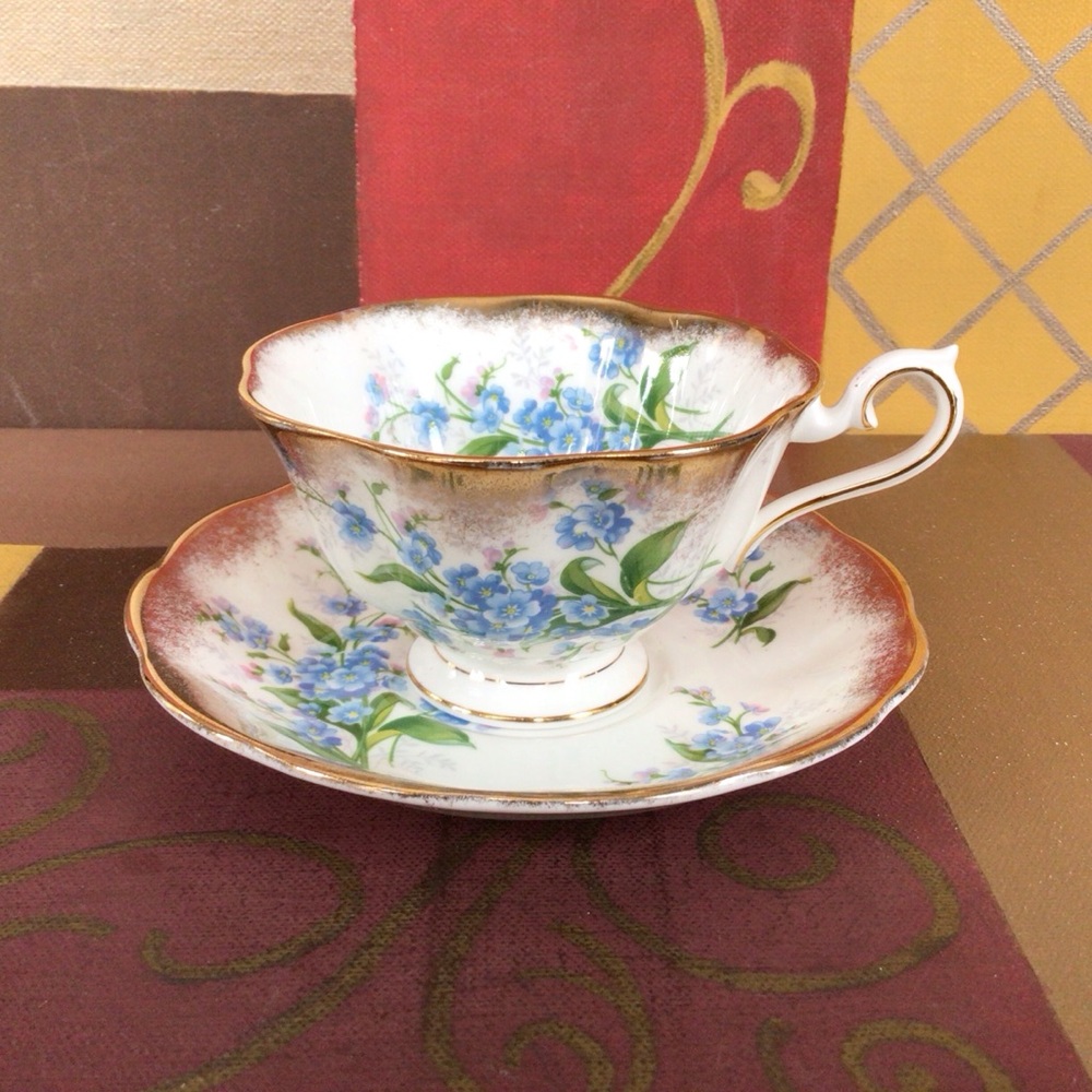 Royal Albert Forget-Me-Not Teacup And Saucer
